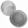 Fine Silver birthday-themed coin with text and graphics