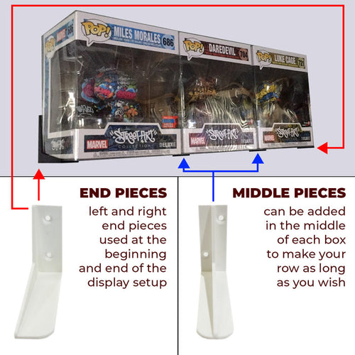 How it works - 3D Pop Shelf for Funko Pop Custom Made by Display Geek and Larrys 3D Prints