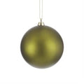 120mm Matte VP Ball Ornament - Olive
