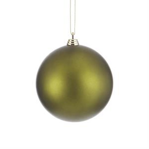 120mm Matte VP Ball Ornament - Olive