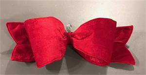 18" x 24" Velvet Display Bow - Burgundy