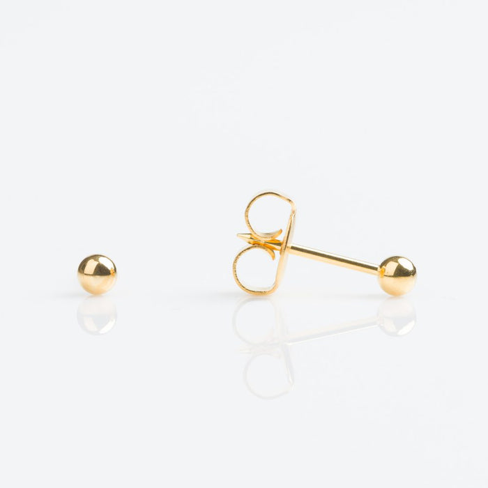 18CT GOLD 3MM BALL - SPARKLN