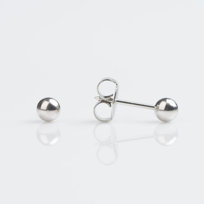 18CT WHITE GOLD 4MM BALL
