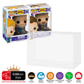 beavis butthead 2 pops side by side best funko pop protectors thick strong uv scratch flat top stack vinyl display geek plastic shield vaulted eco armor fits collect protect display case kollector protector