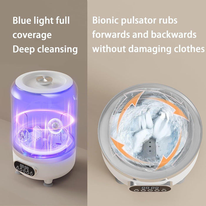 3-in-1 Mini Portable Laundry Cup Washer & Dryer