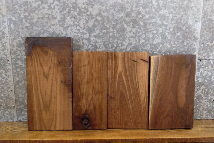 4- Reclaimed Black Walnut Kiln Dried Craft Pack/Lumber Boards 13684-13685
