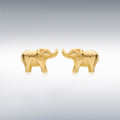 gold elephant studs for kids