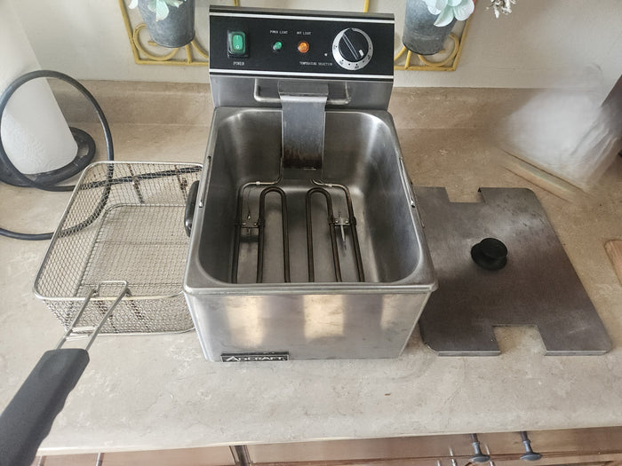 . ADCRAFT 6 liter single deep fryer DF‑6L electric countertop fryer kitchen appliance