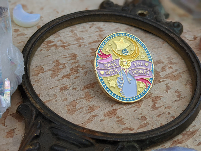Babe With the Power Labyrinth Pin - Minxes' Trinkets
