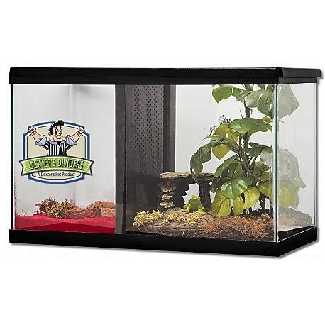 Aquarium Accessories 10 GAL Black Perforated Aquarium Divider - Dexter's