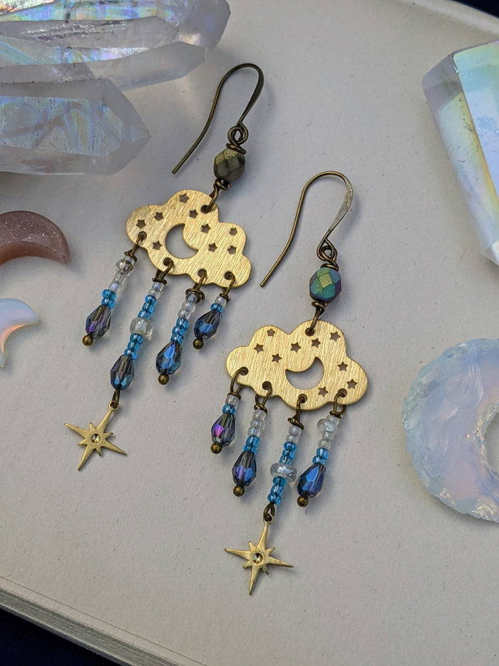 Celestial Cloud Earrings 5 - Minxes' Trinkets