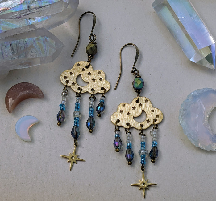 Celestial Cloud Earrings 5 - Minxes' Trinkets