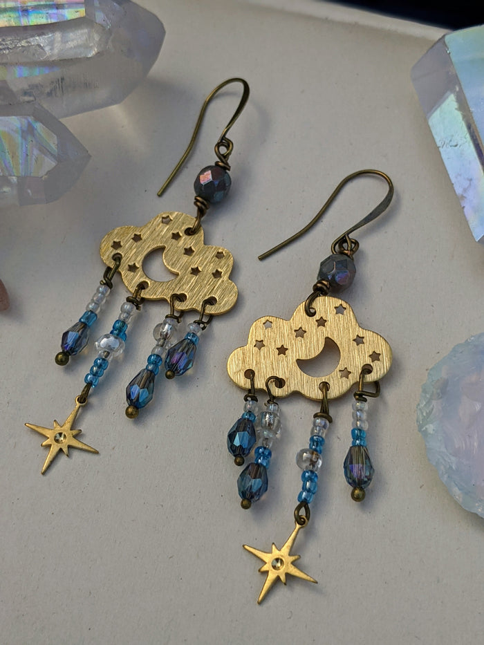 Celestial Cloud Earrings 6 - Minxes' Trinkets