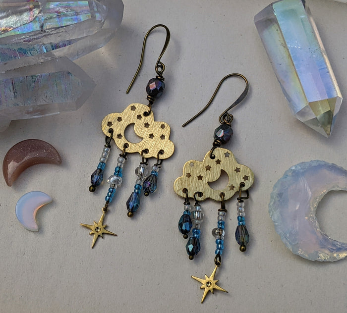 Celestial Cloud Earrings 6 - Minxes' Trinkets