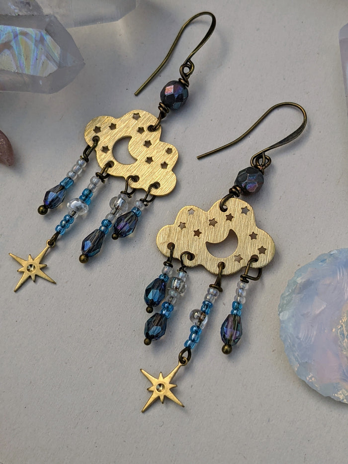 Celestial Cloud Earrings 6 - Minxes' Trinkets