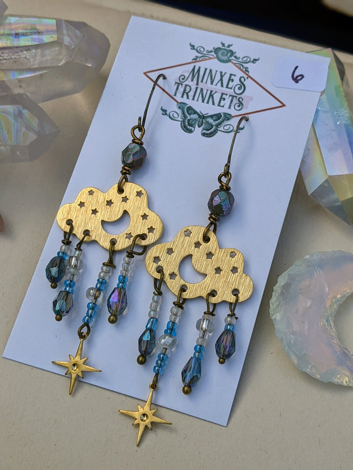 Celestial Cloud Earrings 6 - Minxes' Trinkets
