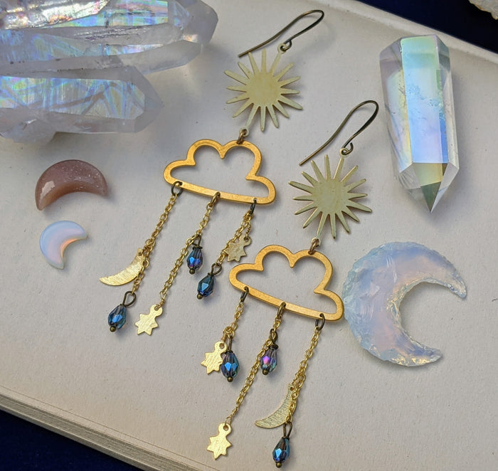 Celestial Cloud Earrings 7 - Minxes' Trinkets