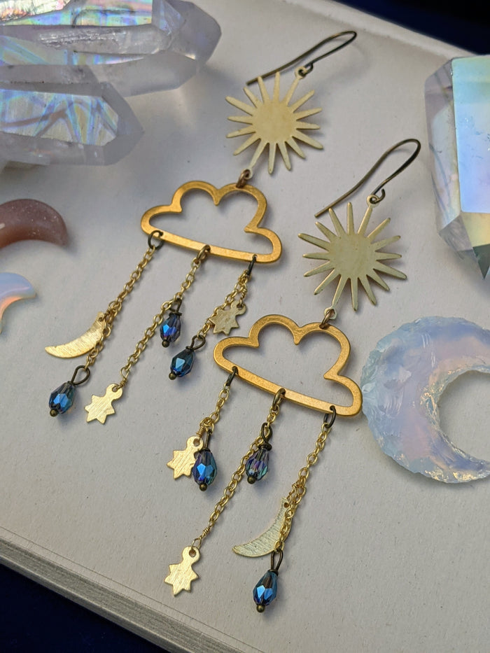 Celestial Cloud Earrings 7 - Minxes' Trinkets