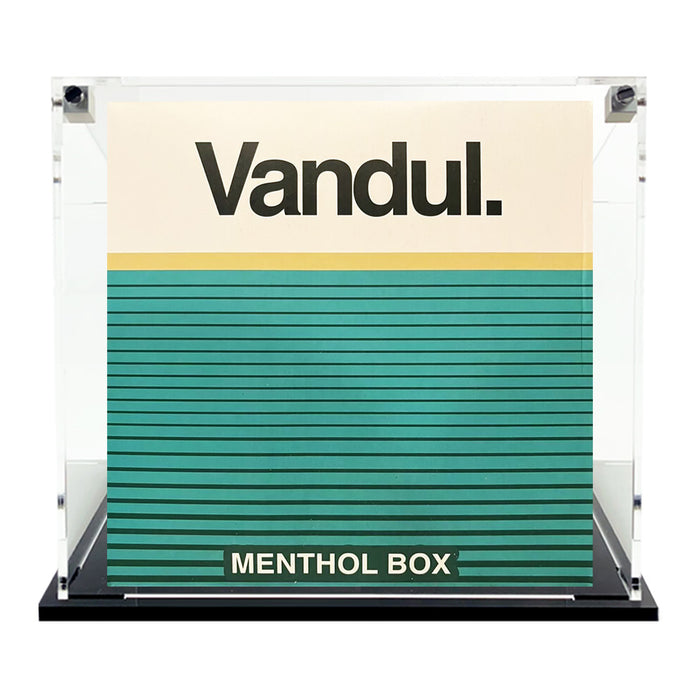 VANDUL WALK BOX - 3mm thick Custom Acrylic Display Case for Vandul Boxes (Fits 9h x 9w x 6d) by Display Geek Flying Box 3mm thick dust and dirt protection