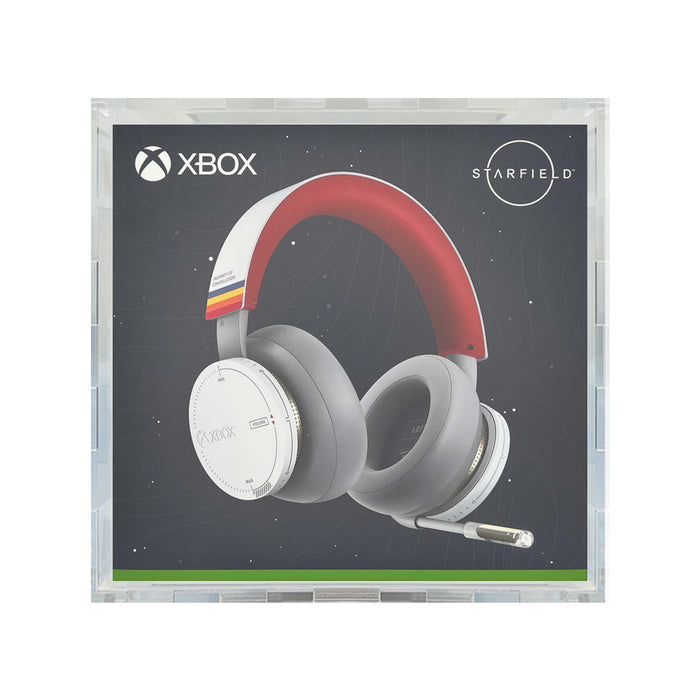 Custom Acrylic Hard Case for XBOX STARFIELD HEADPHONES Video Game Boxes (4.5mm thick) Fits 8.75h x 8.75w x 4d