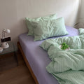 Daisy Mint Fresh Striped Bedding Set / Striped - Ever Lasting