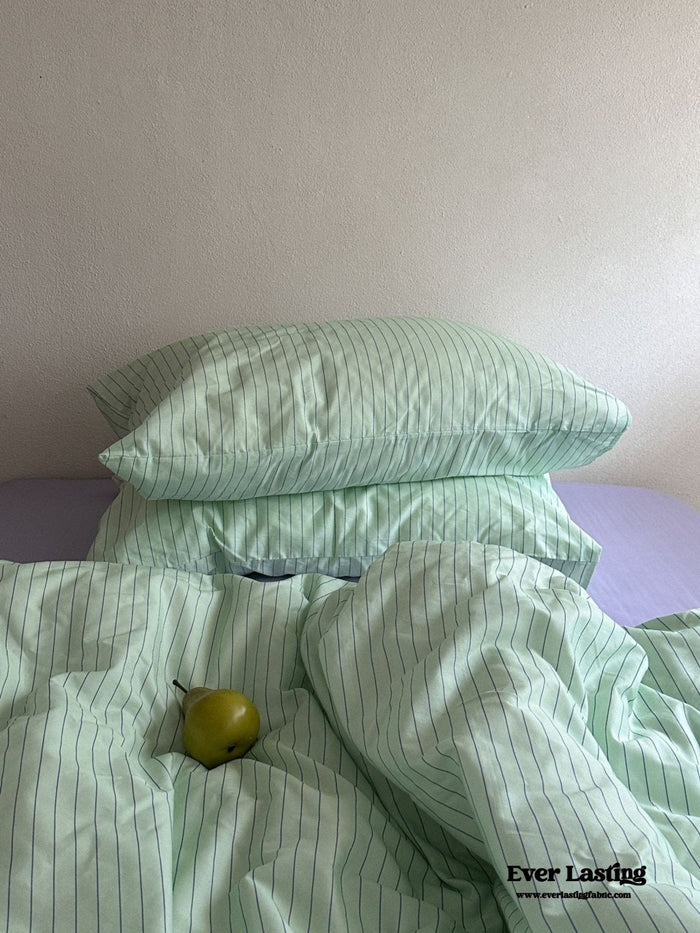 Daisy Mint Fresh Striped Bedding Set / Striped - Ever Lasting