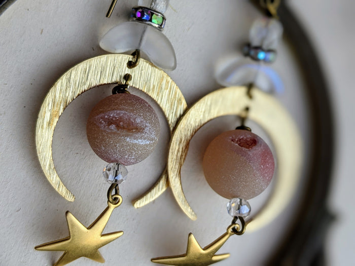 Druzy Celestial Earrings 10