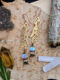 Fortune Teller Crystal Ball Earrings - Murky Mystic - Minxes' Trinkets