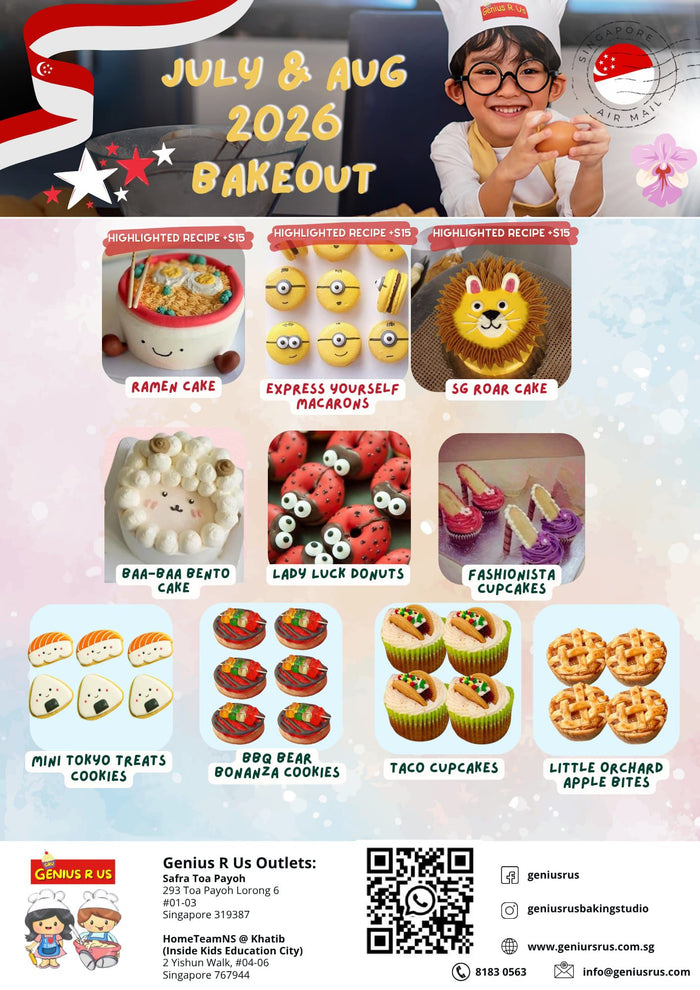 Genius R Us: July & August Child Baking Workshop