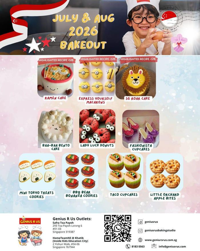 Genius R Us: July & August Child Baking Workshop