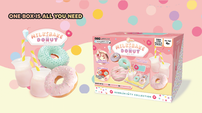 Gobblin Club: Milkshake & Donut DIY Kit - BYKidO