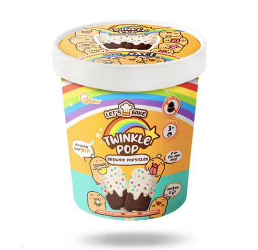 Gobblin Club: Twinkle Pop Brownie Popsicle Cakes DIY Baking Kit - BYKidO