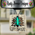 Happy Holidays Square Air Freshener - Air Freshener