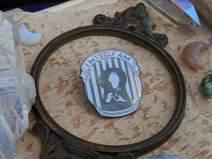 Lydia Beetlejuice Pin - I myself am strange and unusual - Minxes' Trinkets