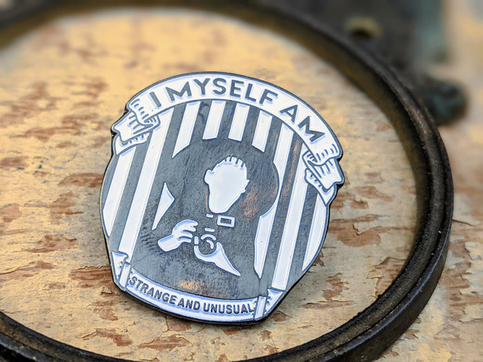 Lydia Beetlejuice Pin - I myself am strange and unusual - Minxes' Trinkets