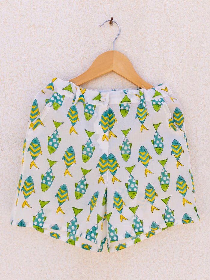 Noddy Organic Cotton Block Printed Shirt for Kids