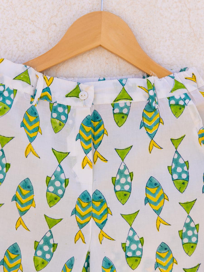 Noddy Organic Cotton Block Printed Shirt for Kids