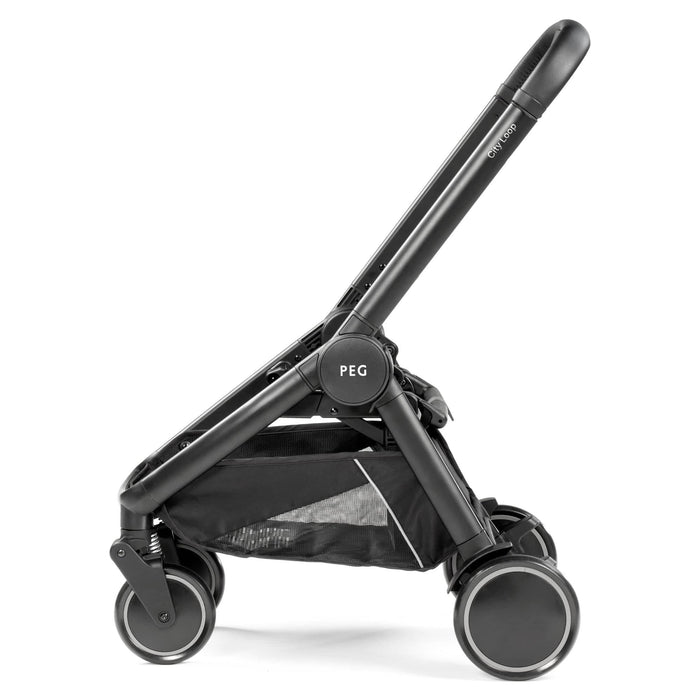 PEG Strollers - Single Black PEG City Loop Chassis