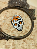 Retro Halloween Skull Pin - Minxes' Trinkets