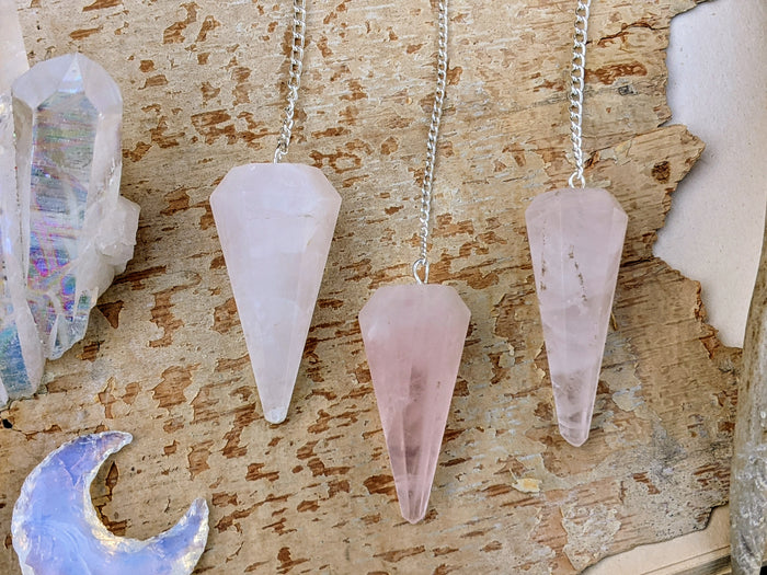 Rose Quartz Divination Pendulum