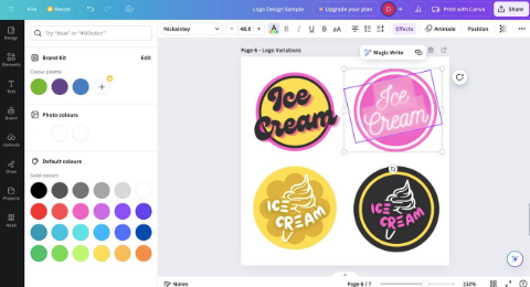 September/October Camp: Design an Ice Cream Truck + Branding 2-day Camp (8 - 12 Years Old)
