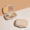 Tan Supplement Container
