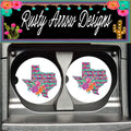 Tropical Texas Set of 2 Car Coaster - Car Coasters