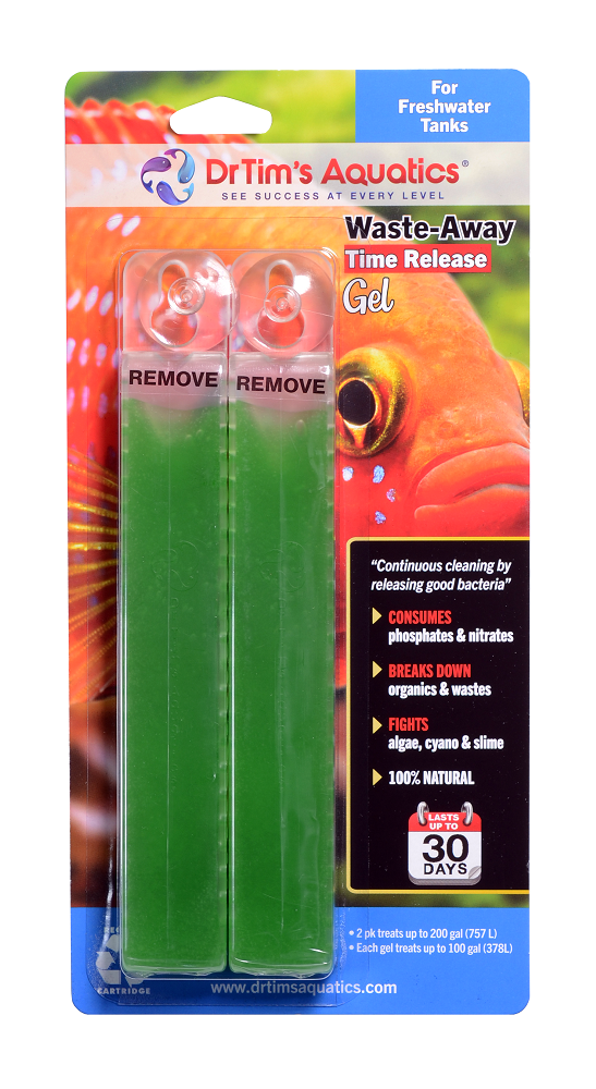 Waste-Away Natural Aquarium Bacteria Gel, Freshwater - Dr. Tim's