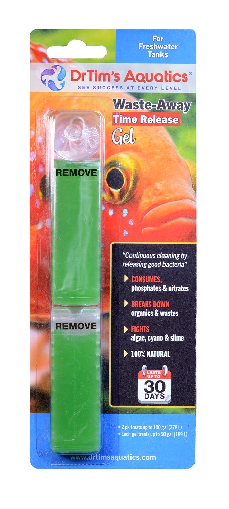 Waste-Away Natural Aquarium Bacteria Gel, Freshwater - Dr. Tim's