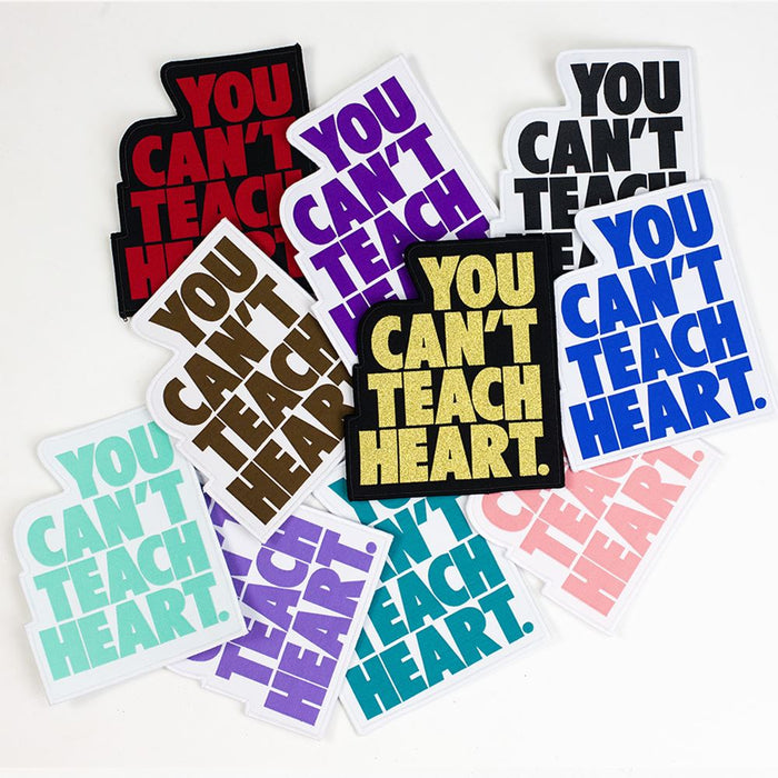 White You Can't Teach Heart. Patch Patch DO OR DIE